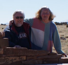 Steve Butler and Kathleen Eaveson at Wupatiki National Monument 2010